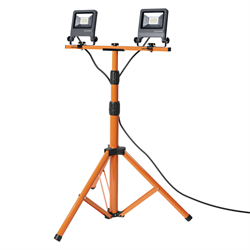 LED WORKLIGHT 2X20W 840 TRIPOD IP65 - 2 прож-тор на стойке LEDV 4058075213913 - фото 40761