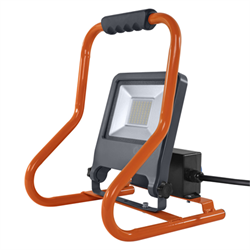 LED WORKLIGHT   50W 840 R-STANDSOCKET IP44 -  прожектор переноска+2 розетки LEDV 4058075321342 - фото 40771