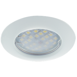 Ecola Light MR16 DL92 GU5.3 Светильник встр. выпуклый Белый 30x80 (кd74) FW1612EFY-1 - фото 40938