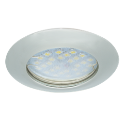 Ecola Light MR16 DL92 GU5.3 Светильник встр. выпуклый Хром 30x80 (кd74) FC1612EFY-1 - фото 40940