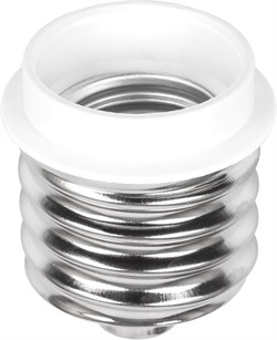 Патрон-переходник для ламп общего назначения FERON LH67 230V E27 E40, термопластик, цвет белый, 26*2 22344 - фото 41000