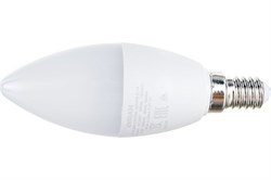 Лампа светодиодная E14 OSRAM LED Base B, 550лм, 6.5Вт, 3000К, теплый свет, матовая, Свеча, 1 шт 4058075527836 - фото 41020