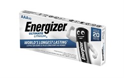 Батарейки ENERGIZER Ultimate Lithium FR03/ААА L92 10BL (блистер 10шт) 7638900343533 - фото 41069