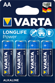 Батарейки VARTA LONGLIFE POWER LR06/АА BL4 (блистер 4шт) 4008496559435-2 - фото 41075