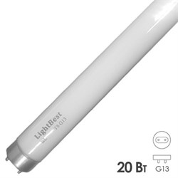 Лампа инсектицидная в пленке в ловушки для насекомых LightBest BL 20W T8 G13 355-385nm L=590mm 700909019 - фото 41130