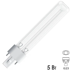 Лампа бактерицидная LightBest LBCQ 5W G23 700709085 - фото 41163