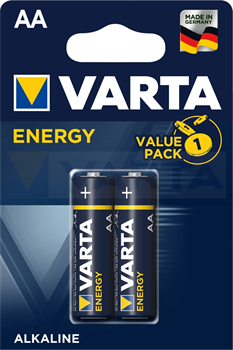 Батарейки VARTA ENERGY LR6 АА BL2 (блистер 2шт) 4008496770373 - фото 41194