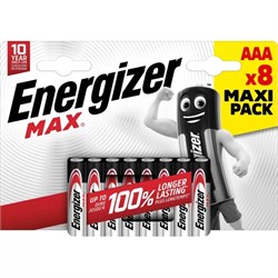 Батарейки мизинчиковые Energizer Max LR03/E92/ААА BL8 (блистер 8шт) Eco 7638900437980 - фото 41376