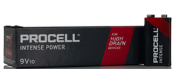 Батарейки Duracell PROCELL INTENSE крона 9V (коробка 10шт) 5000394137097 - фото 41406