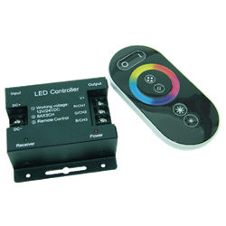 FL-FPC Controller RGB RF Sensor 3x6A DC12V/24V 216W/432W + сенсорный радиопульт 607560 - фото 42355