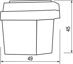 Датчик освещенности-фотоэлемент 6А белый, IP44, 1300w 360 гр. Feron 22055-1 - фото 42544