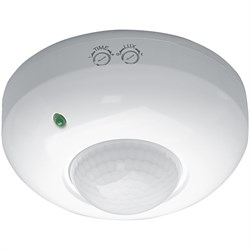 Датчик движения 1200W 6m  120°(гориз.) 360°(верт.) белый SEN5/LX20B Feron 22006-1 - фото 43722