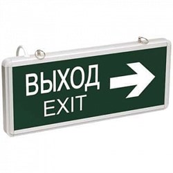 Светильник светодиодный ССА 1001 "ВЫХОД-EXIT" одностор. 3 Вт LSSA0-1001-003-K03 - фото 45780