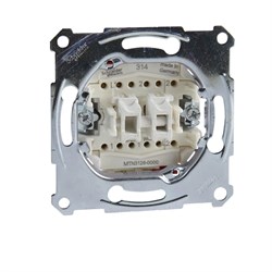 Merten Мех. перекл. 2 кл., 10А,  250В, винт. клеммы MTN3126-0000 - фото 46025