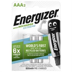 Аккумулятор Energizer Extreme Rech AAA BL2 163890041687 - фото 49250