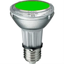 Лампа BLV    HIT-PAR 20 35W  gr  E27 35W 95V 0,5 A   8000cd  6000h   u360  зеленая -  цветная 132220 - фото 5727