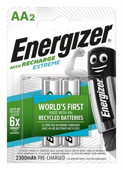 Аккумулятор Ni-MH ENERGIZER Extreme АА NH15 2300mAh BL2 (блистер 2шт) 7638900416886-1 - фото 58605