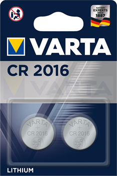 Батарейки литиевые VARTA ELECTRONICS CR2016 (блистер 2шт) 4008496746385 - фото 59370