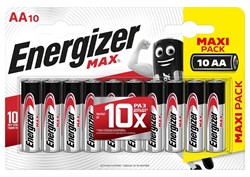 Батарейки ENERGIZER MAX LR06/E91/АА BL10 (блистер 10шт) 7638900413823-1 - фото 60278