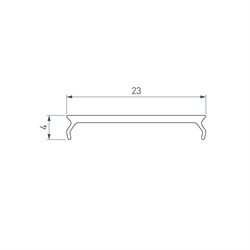 Экран MAT-L-BLACK черный для PLS-LOCK (arlight, Пластик) 026855(1) - фото 62571