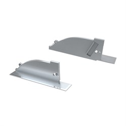 Заглушка для ALM-ARC-SIDE серая правая с отверстием (arlight, Металл) 026792 - фото 63857