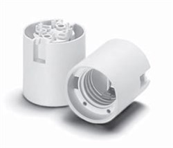 Патрон 64401 VS   Е27 под защитный колпачёк термопласт 210° чёрный гладкий 500810 - фото 6464