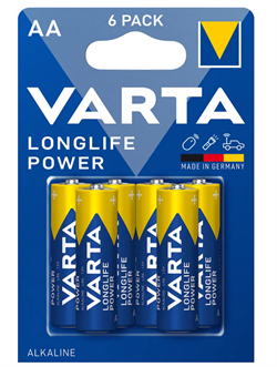 Батарейки VARTA LONGLIFE POWER LR06/AА BL6 (блистер 6шт) 4008496679270 - фото 64922