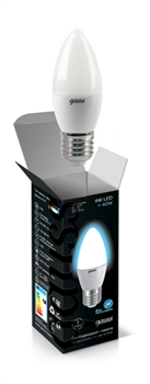 Лампа Gauss LED Candle 4W E14 4100K 1/10/50 EB103101204 - фото 6603