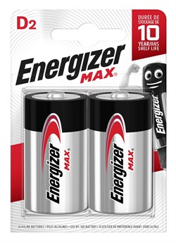 Батарейки ENERGIZER MAX LR20/E95/D BL2 (блистер 2шт) 7638900426823 - фото 66127
