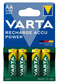 Аккумулятор VARTA POWER LR06/АА 2600mAh BL4 (блистер 4шт) 4008496745975-1 - фото 67160