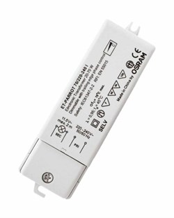Трансформатор электронный ET PARROT     70/220-240V I 20 - 70W 112x37x30 OSRAM   4008321111593 - фото 6923
