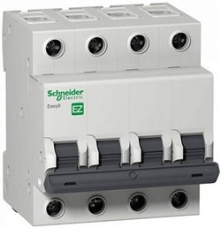SE EASY 9 Автоматический выключатель 4P 32A (C), Schneider Electric, , EZ9F34432 EZ9F34432-1 - фото 72334