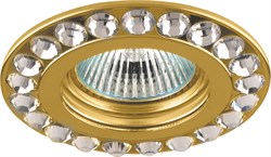 Светильник потолочный встраиваемый (ИВО) FERON DL112-C, декоративный MR16 G5.3, золото, круг, 92*92* 28405 - фото 75644