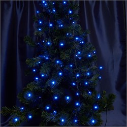 Гирлянда линейная FERON CL03, 40LED, (синий), настраивается контроллером, 4м+1,5м зеленый шнур, расс 32293 - фото 75653