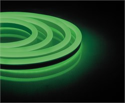 Лента светодиодная неоновая 220V FERON LS720, 120*SMD2835, 9,6W/m, IP67, (зеленый), в комплекте 1 се 29564 - фото 75730