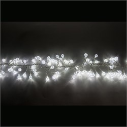 Гирлянда фигурная от батареек FERON CL60, 192LED, 6400К (белый), с эффектом стробов, 1,4м+1,5м прозр 26930 - фото 75762