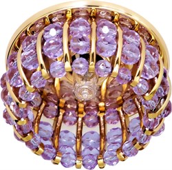 Светильник потолочный встраиваемый (ИВО) FERON CD2119, под лампу JCD9 G9, золото, круг, 85*85*73 мм, 18434 - фото 75784