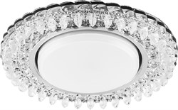 Светильник потолочный встраиваемый (ФВО) FERON CD4027, под лампу с LED подсветкой 20LED*2835 SMD 400 29541 - фото 75809