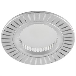 Светильник потолочный встраиваемый (ИВО) FERON GS-M394, под лампу MR16 G5.3, серебро, круг, 80*80*25 17936 - фото 75921