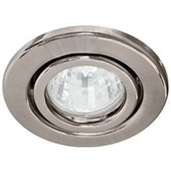 Светильник потолочный встраиваемый (ИВО) FERON DL11, под лампу MR16 G5.3, титан, круг, 90*90*27 мм, 15117 - фото 75955