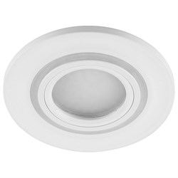 Светильник потолочный встраиваемый (ИВО) FERON CD600, под лампу с LED подсветкой 15LED*2835 SMD 4000 29711 - фото 76028