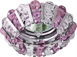 Светильник потолочный встраиваемый FERON CD2121, декоративный MR16 G5.3, хром, корона, 85*85*58 мм, 18425 - фото 76069