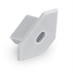 Заглушка для профиля FERON LD0272 «с отверстием», цвет белый, в комплекте 1 шт для профиля САВ272, 2 10310 - фото 76078