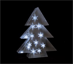 Батарейка "Световая фигура ""Ель"" FERON LT028, на  х 2*AA, сетевой шнур в комплекте, 15LED (белый), 0,9W" 26726 - фото 76102