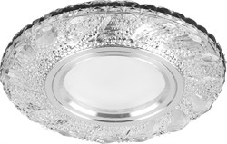 Светильник потолочный встраиваемый (ИВО) FERON CD907, под лампу с LED подсветкой 15LED*2835 SMD 4000 28850 - фото 76174