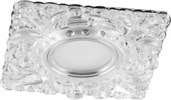 Светильник потолочный встраиваемый (ИВО) FERON CD920, под лампу с LED подсветкой 15LED*2835 SMD 4000 28895 - фото 76238