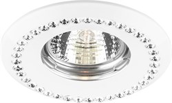 Светильник потолочный встраиваемый (ИВО) FERON DL103-C, декоративный MR16 G5.3, белый, круг, 98*98*3 28448 - фото 76248