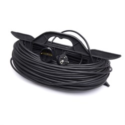 Удлинители STEKKER HM02-01-50, серия Home, цвет черный, длина 50 м, количество розеток 1, -, сечение 39226 - фото 76394