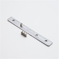 Крепеж для профиля FERON LD142, цвет серебро, 90*10*1.5мм 10364 - фото 76397