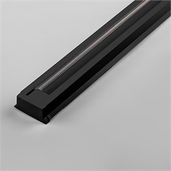 Шинопровод для трековых светильников, черный, 3м, в наборе токоввод, заглушка, крепление, CAB1003 10342-1 - фото 76418